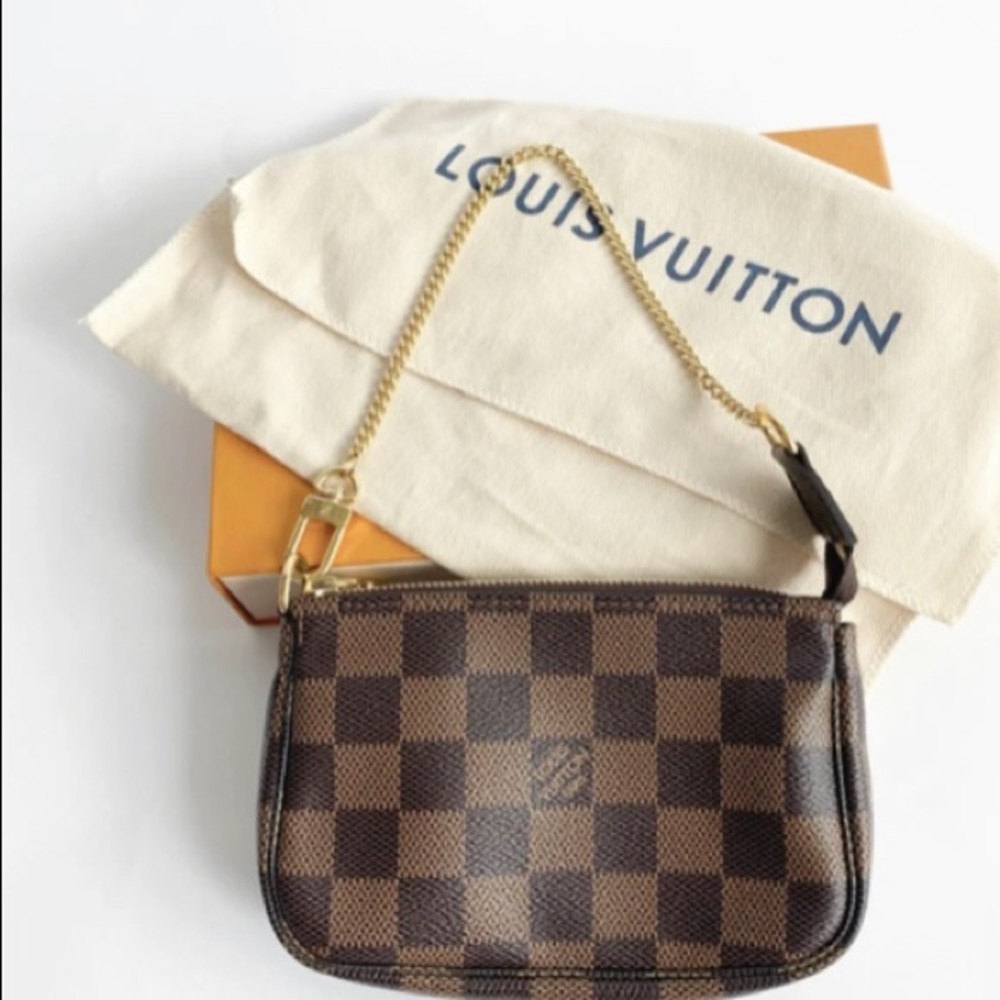 LOUIS VUITTON DAMIER EBENE MINI POCHETTE